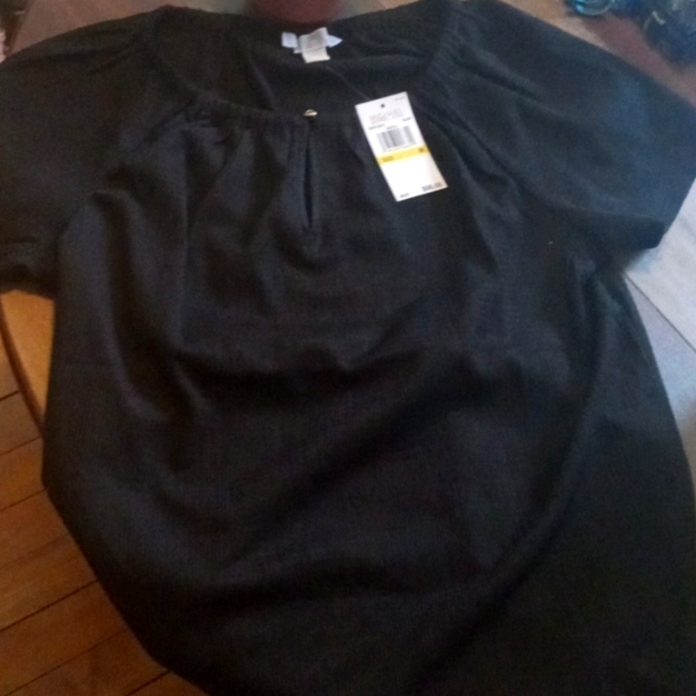 NWT Michael Kors Black Short sleeve Shirt